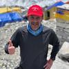 Dr. Bruce Terry, a Dental School alumnus, on the top of Mount Everest.